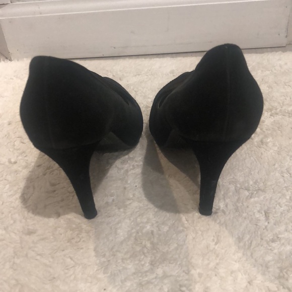 Moda Spana Suede Heel Black Size 7.5 - Picture 3 of 5